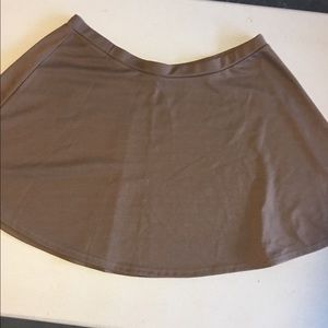 Tan skater skirt